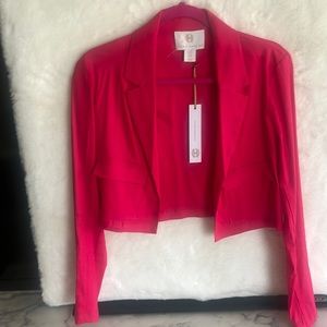 House of Harlow, pink springtime jacket
